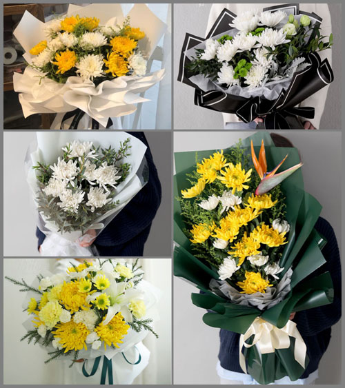 河北衡水桃城区麻森乡白事花束代送